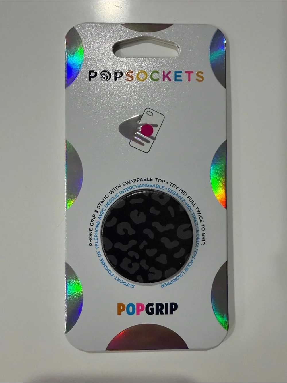 PopSocket Holographic PopGrip Phone Top - Green/Blue Sheen